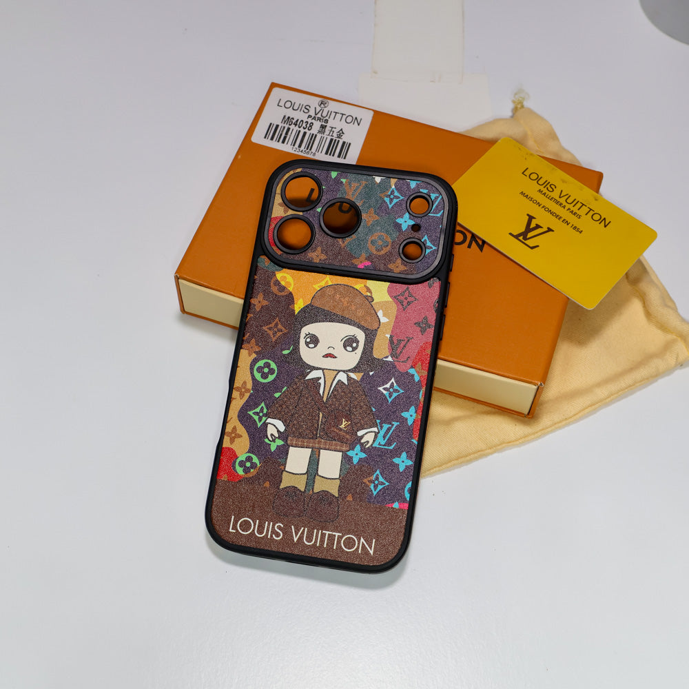 Luxury Monogram Anime Style Case for iPhone 13-18 Pro & Pro Max
