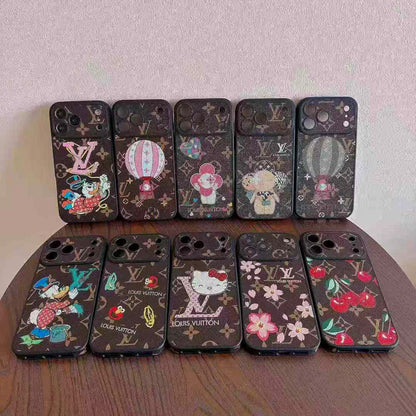 Louis Vuitton x Character Collaboration Monogram Phone Case for iPhone 13-17 Series