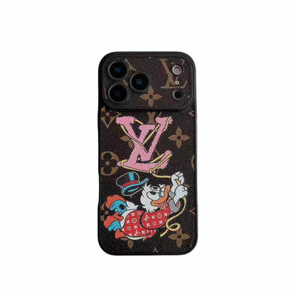 Louis Vuitton x Character Collaboration Monogram Phone Case for iPhone 13-17 Series
