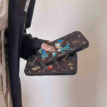 Louis Vuitton x Character Collaboration Monogram Phone Case for iPhone 13-17 Series
