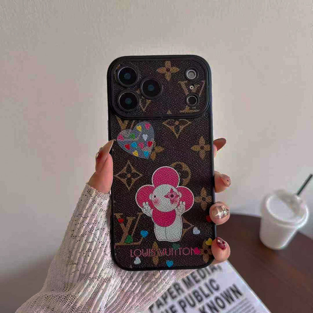 Louis Vuitton x Character Collaboration Monogram Phone Case for iPhone 13-17 Series