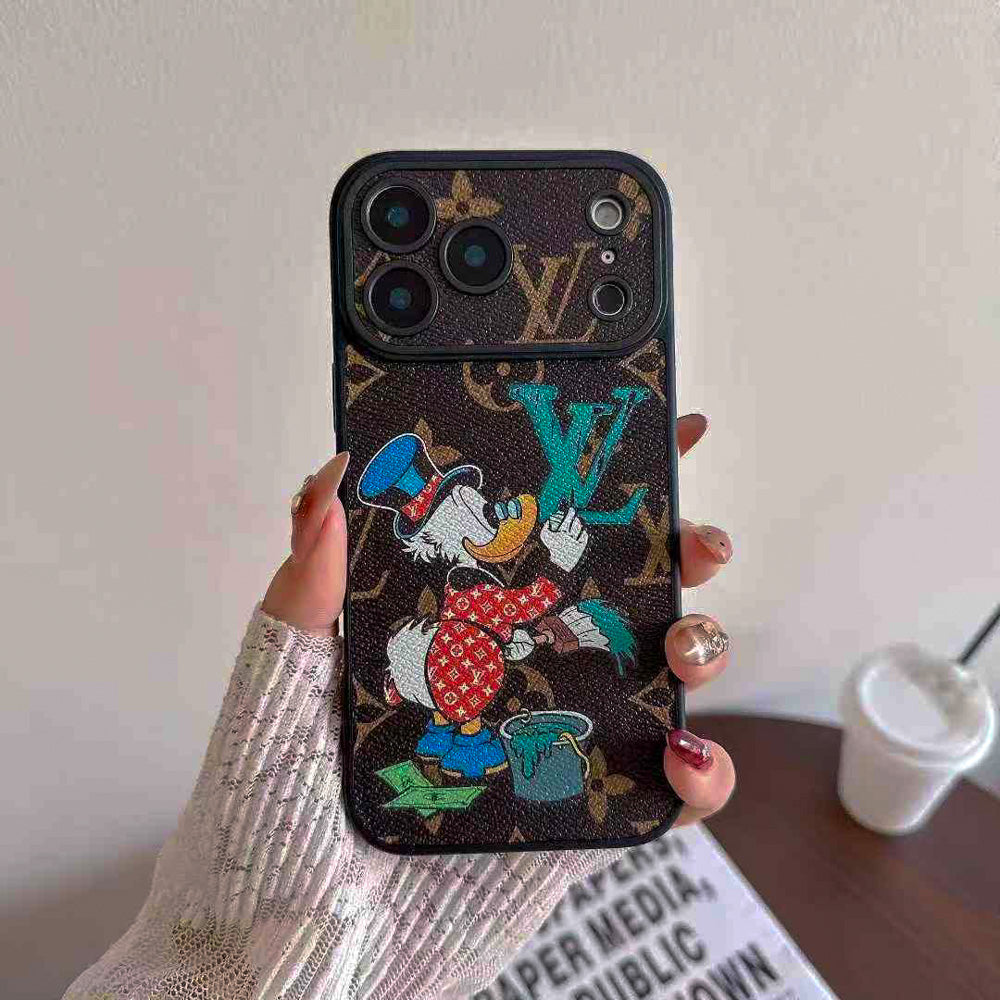 Louis Vuitton x Character Collaboration Monogram Phone Case for iPhone 13-17 Series