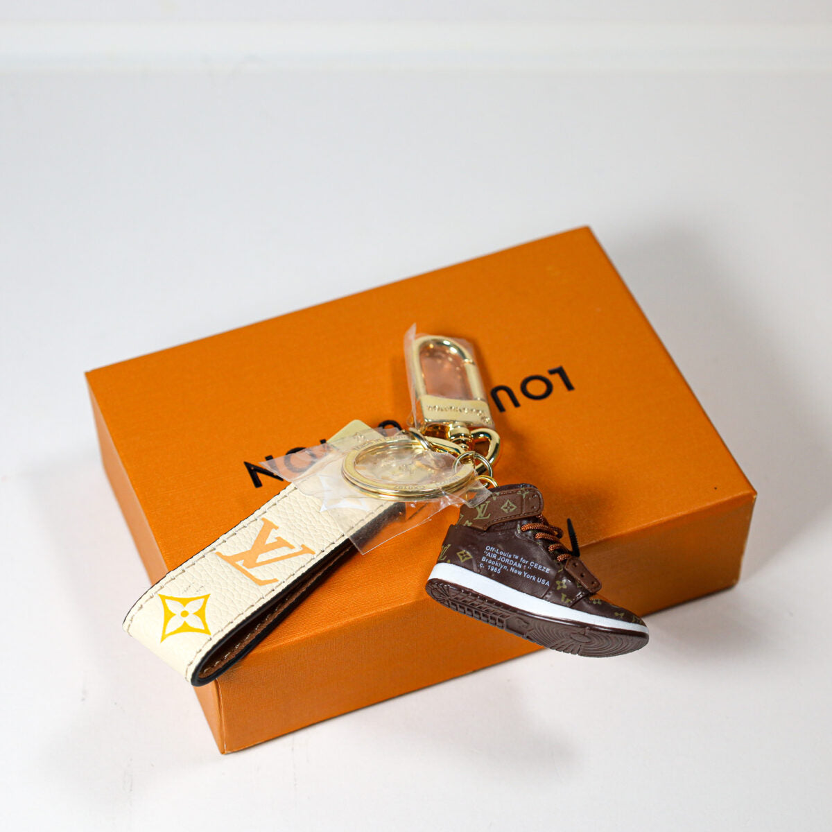 Luxury Designer Key Chain Fortune Cube Bag Charm