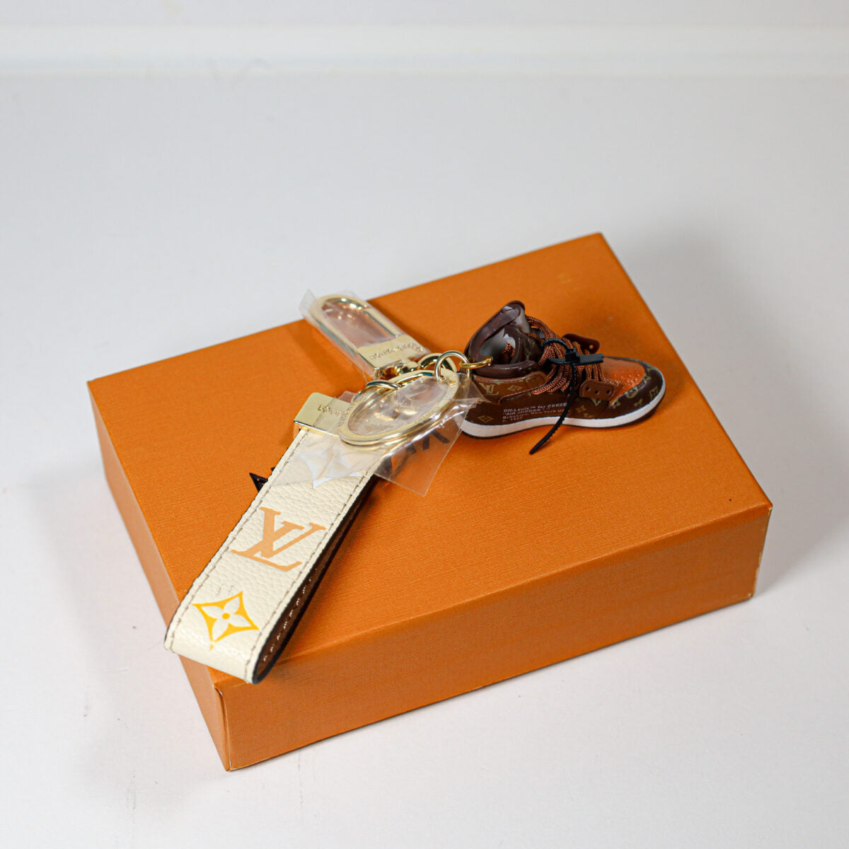 Luxury Designer Key Chain Fortune Cube Bag Charm
