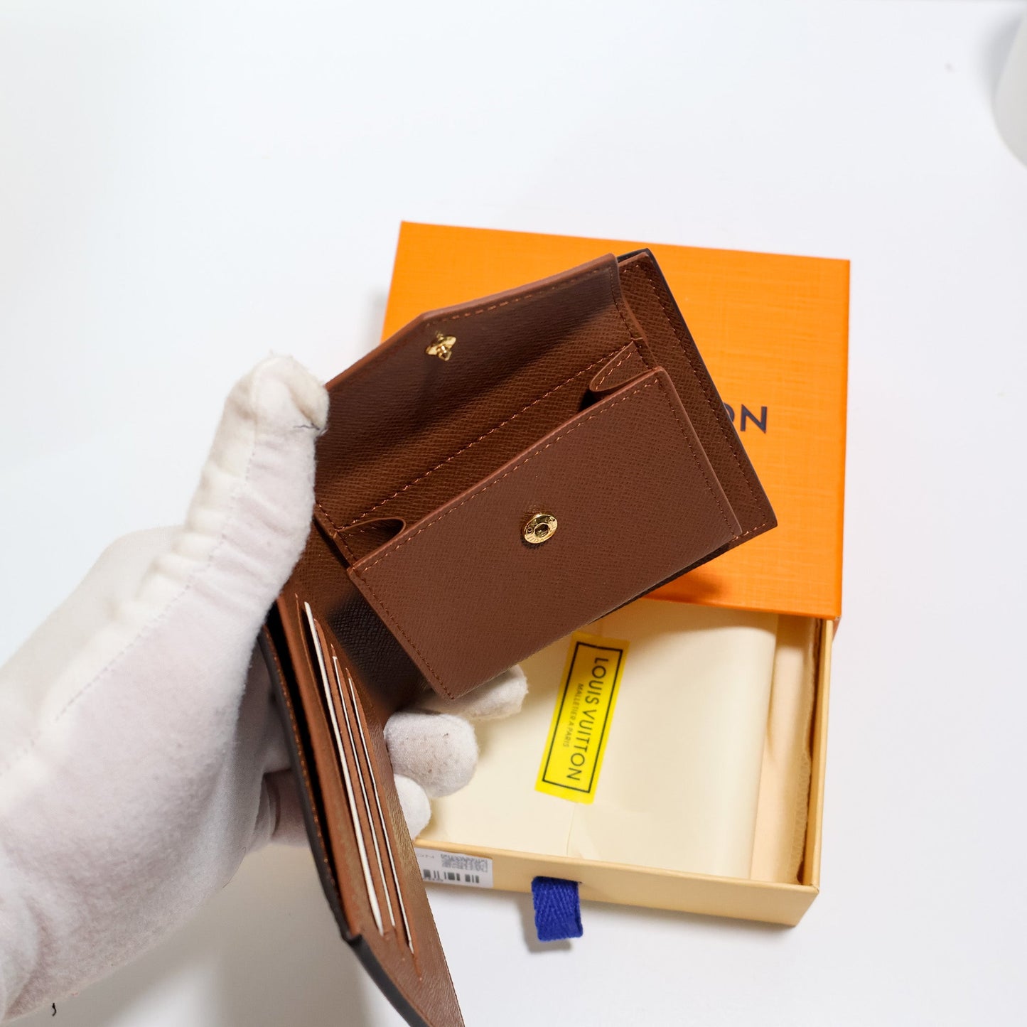 Brown Monogram Coated Canvas Wallet