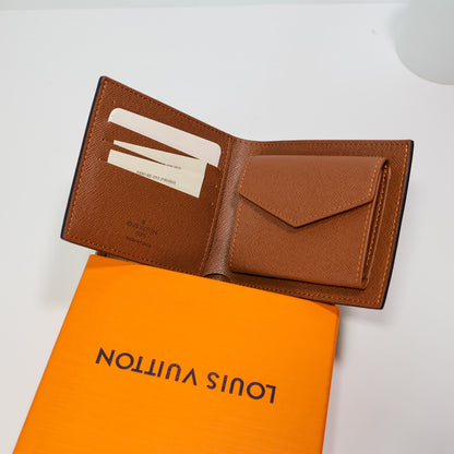 Brown Monogram Coated Canvas Wallet