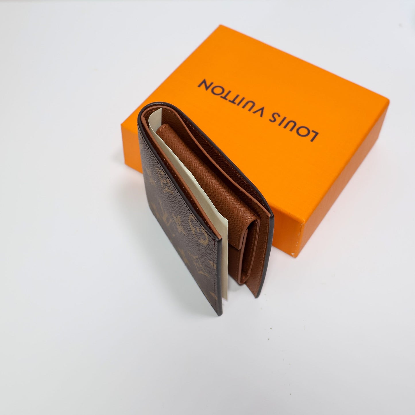 Brown Monogram Coated Canvas Wallet