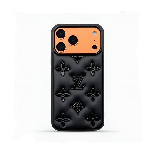 Luxury Monogram Designer Leather Cover For iPhone 17/ 16 / 15 / 14