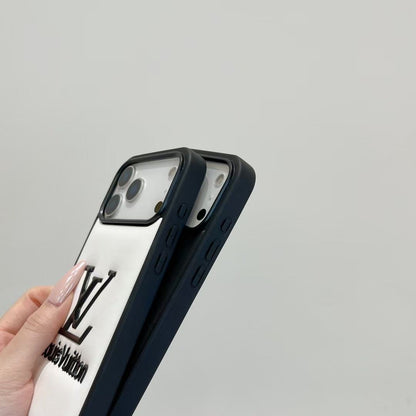 Luxury LV Leather Ultra-Slim Cover For iPhone 17/ 16 / 15 / 14