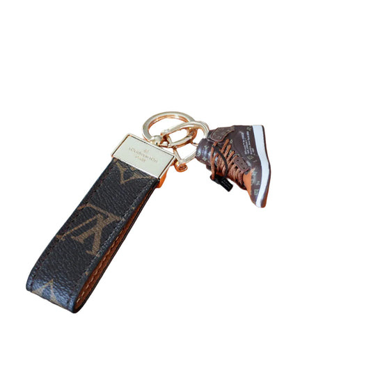 Luxury Key Chain Dupe Brown Monogram Sneakers