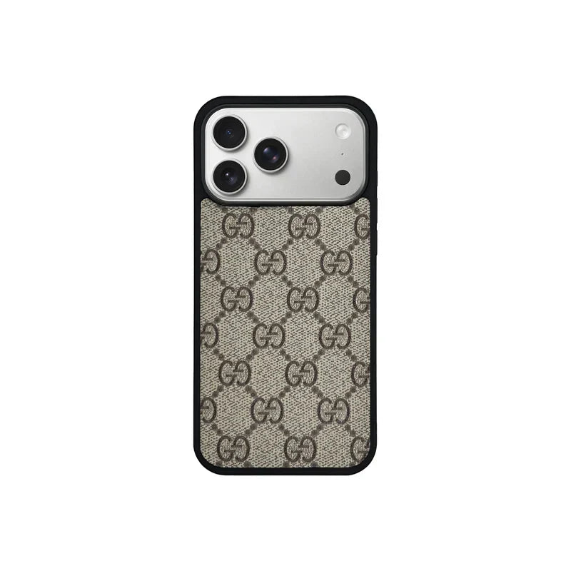 Designer Monogram MagSafe Case for iPhone 12-17 Series
