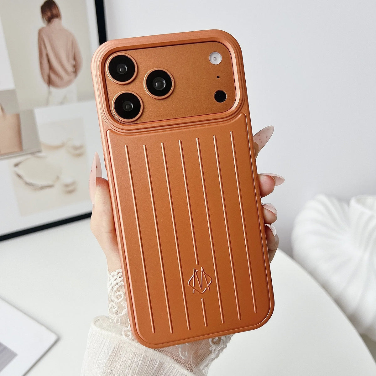 Luxury RM aluminum Phone Case for iPhone 13-18 Pro & Pro Max
