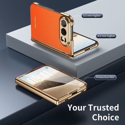 Electroplated Leather Case for iPhone Duo