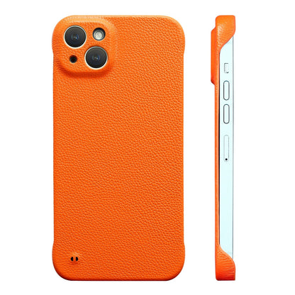 Premium Leather Slim Frameless Case for iPhone 14 13 series - theroxymob