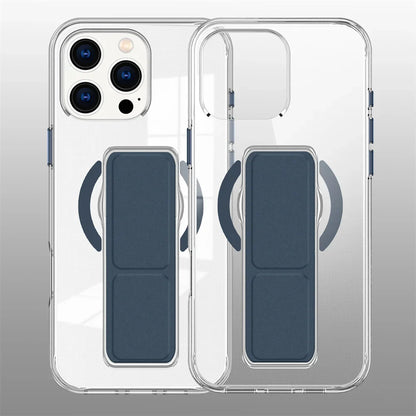 Luxury Folding Wristband Stand Magnetic Phone Case For iPhone 17 / 16 / 15 / 14