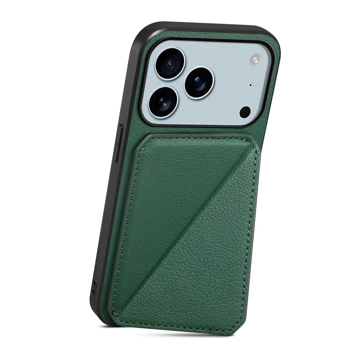 Leather Phone Case Invisible Bracket Card Holder For Cover For iPhone 17/ 16/ 15/ 14 THEROXYMOB