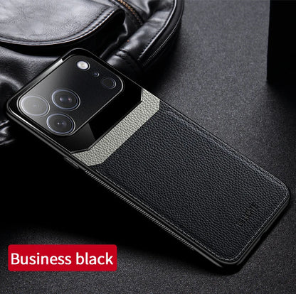 Luxury Hight Leather Shockproof Case with Camera Protect Phone Cover For iPhone 17/ 16/ 15/ 14