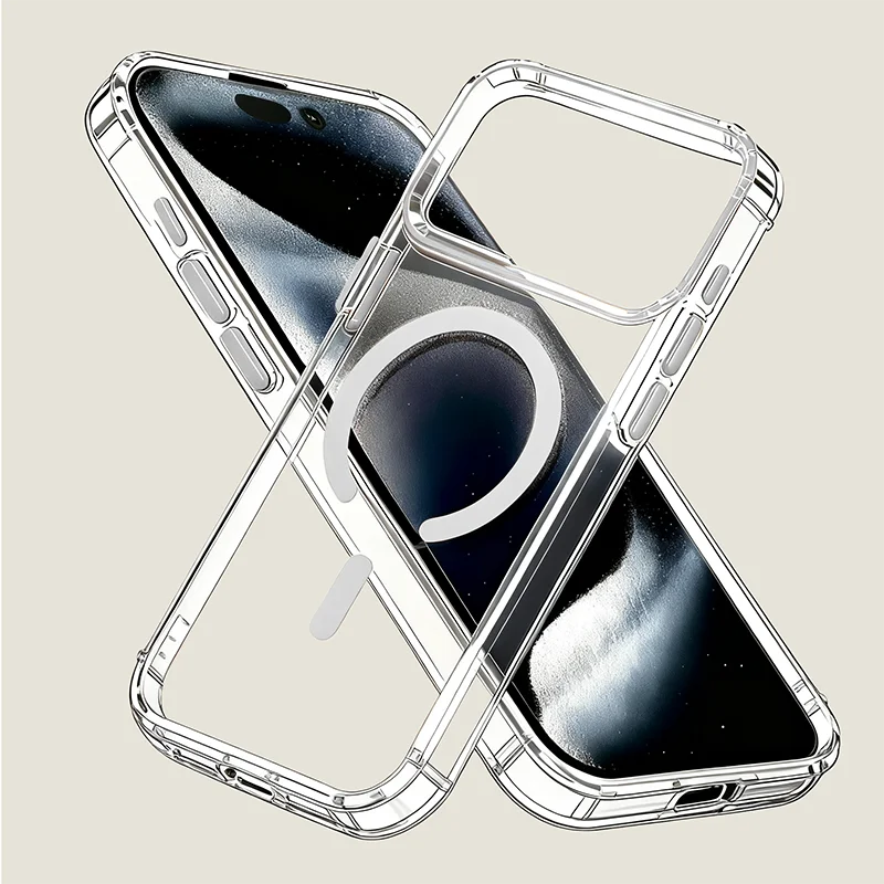 Ultra Slim Luxury Magnetic Shockproof Phone For Magsafe  Phone Case For iPhone 17 / 16 / 15 / 14