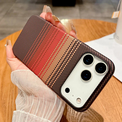 Luxury carbon fibre magsafe charging phone case for iPhone 17/16/15 THEROXYMOB