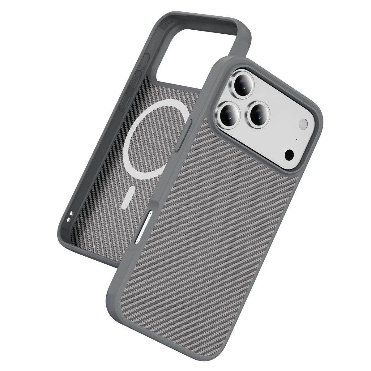 Thin Carbon Fiber Texture Magnetic Hard Case For Magsafe For iPhone 17 /16 /15 /14 THEROXYMOB