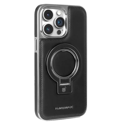 Luxury PU Leather Magsafe Stand Phone Case For iPhone 16 15 14