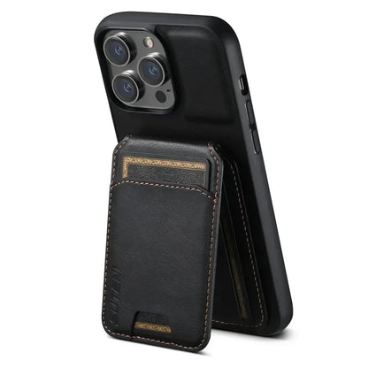 Luxury Case Card Holder Leather Magnetic Pocket Cover For iPhone 16 15 14