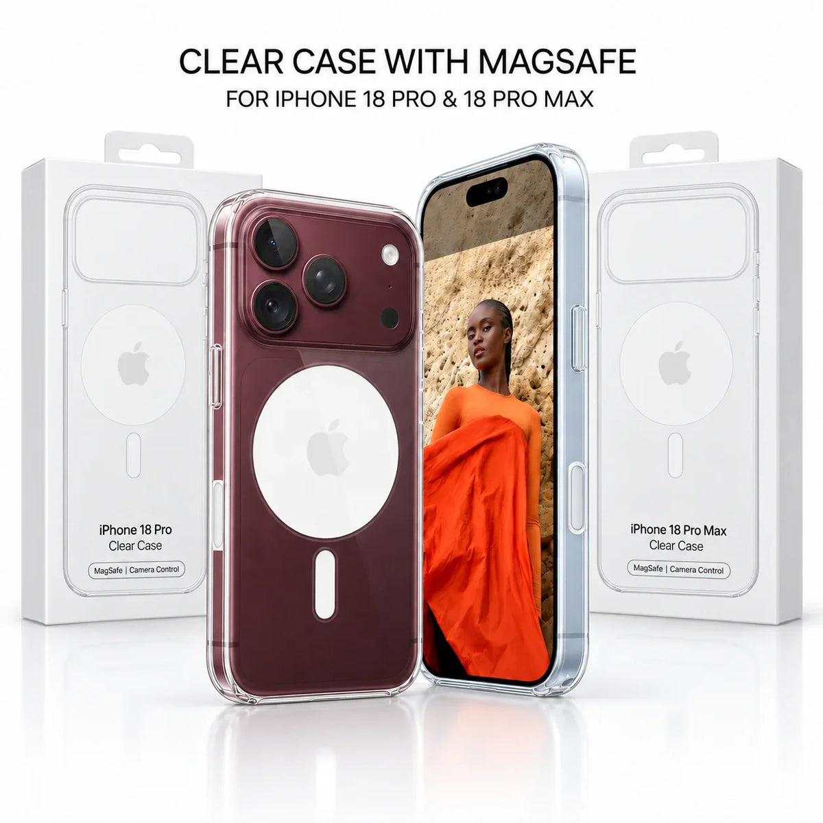 Original Magsafe Clear Case for iPhone 18 Pro & 18 ProMax