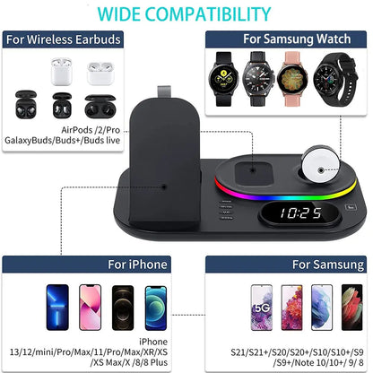3 IN 1 FAST WIRELESS CHARGER STATION FOR SAMSUNG GALAXY Z FOLD 4 - theroxymob
