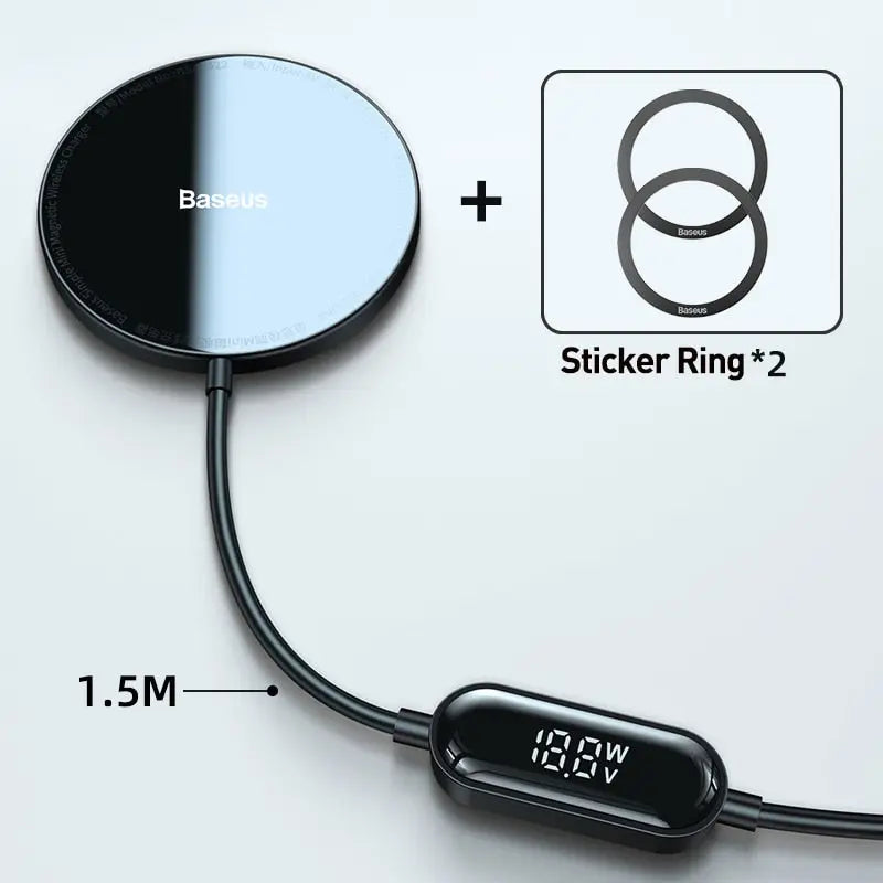 15W Magnetic Wireless Chargers For iPhone / Airpods Pro - theroxymob