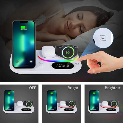 3 IN 1 FAST WIRELESS CHARGER STATION FOR SAMSUNG GALAXY Z FOLD 4 - theroxymob