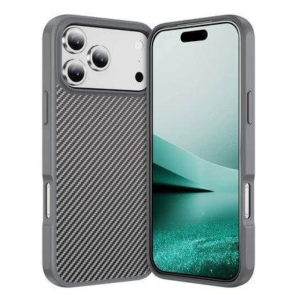Thin Carbon Fiber Texture Magnetic Hard Case For Magsafe For iPhone 17 /16 /15 /14 THEROXYMOB