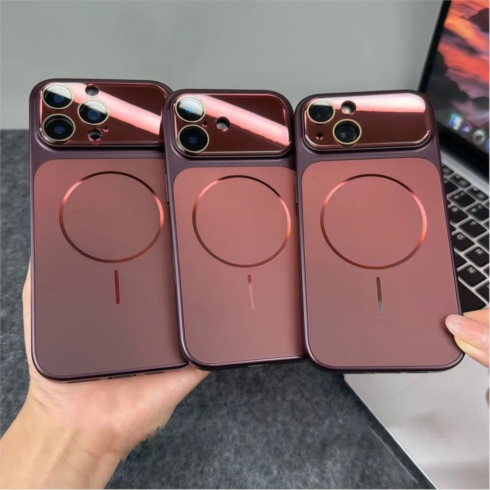 Magsafe Plating  Protection Shockproof Case for iPhone 18 17 16 15