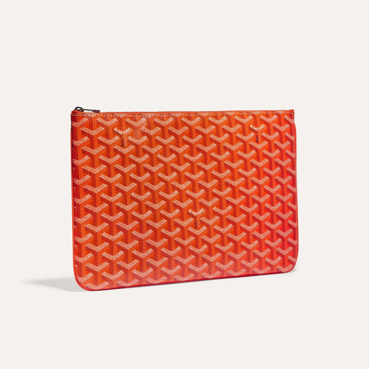 Designer GYD Green Monogram Portfolio Clutch