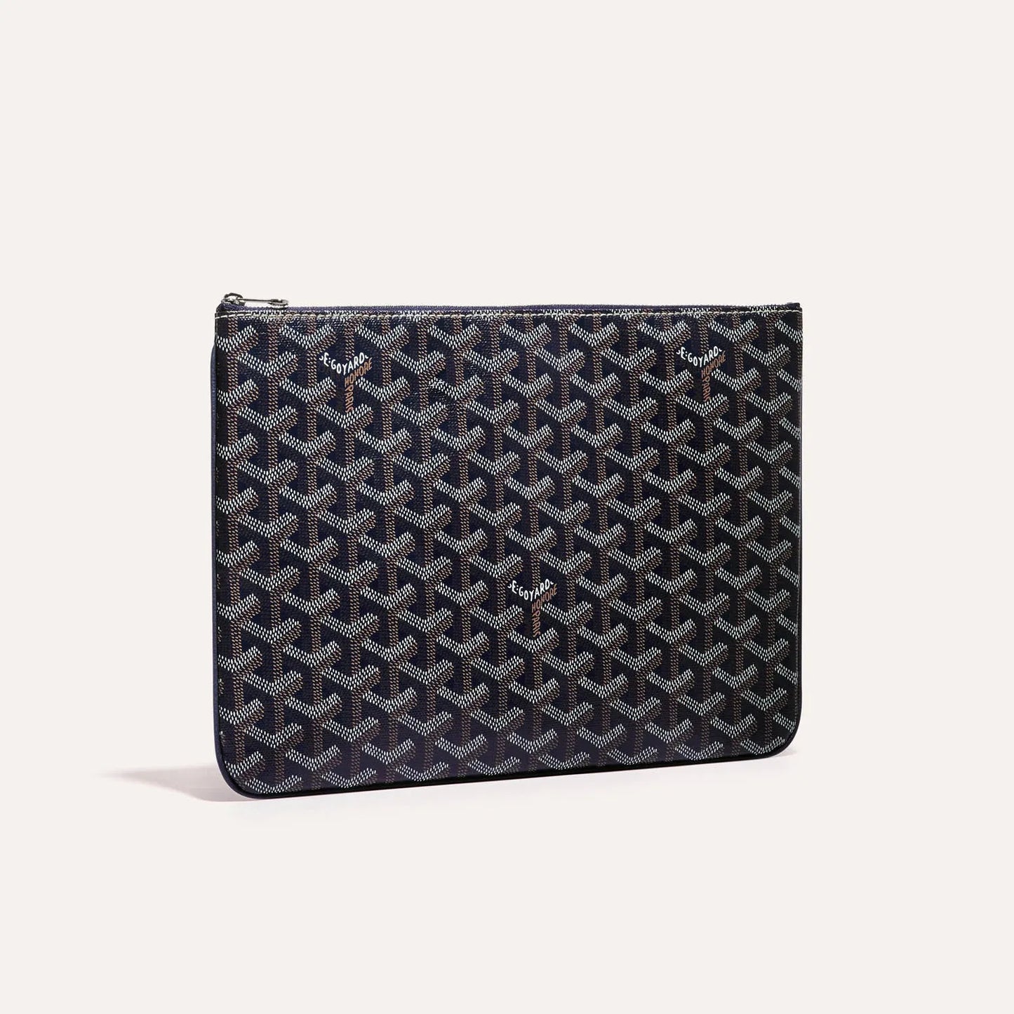 Designer GYD Green Monogram Portfolio Clutch