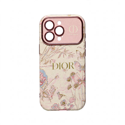 Dior Case Flower Style for iPhone 13-17