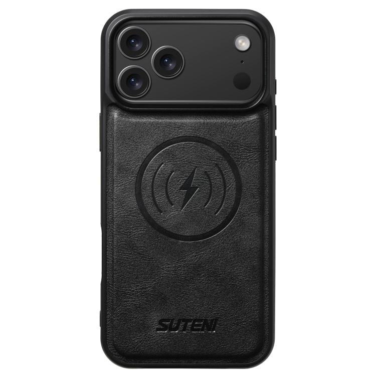Cowhide Leather Magnetic Phone Case For iPhone 12-18 Series