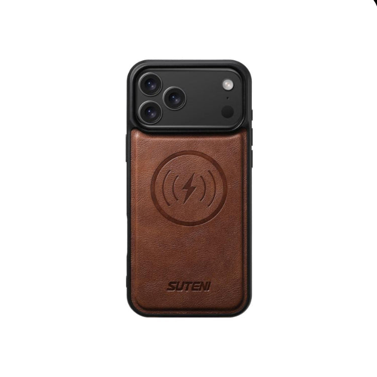 Cowhide Leather Magnetic Phone Case For iPhone 12-18 Series