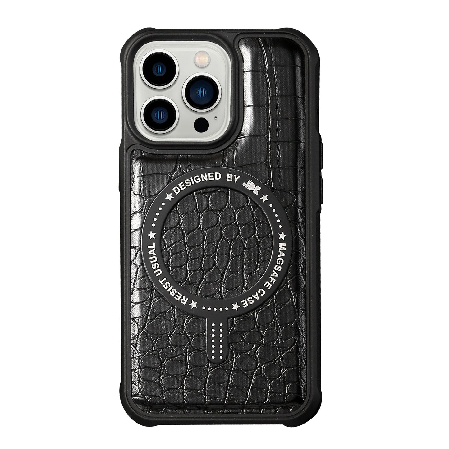 Magnetic Leather Case For iPhone 14 13 12 series - theroxymob