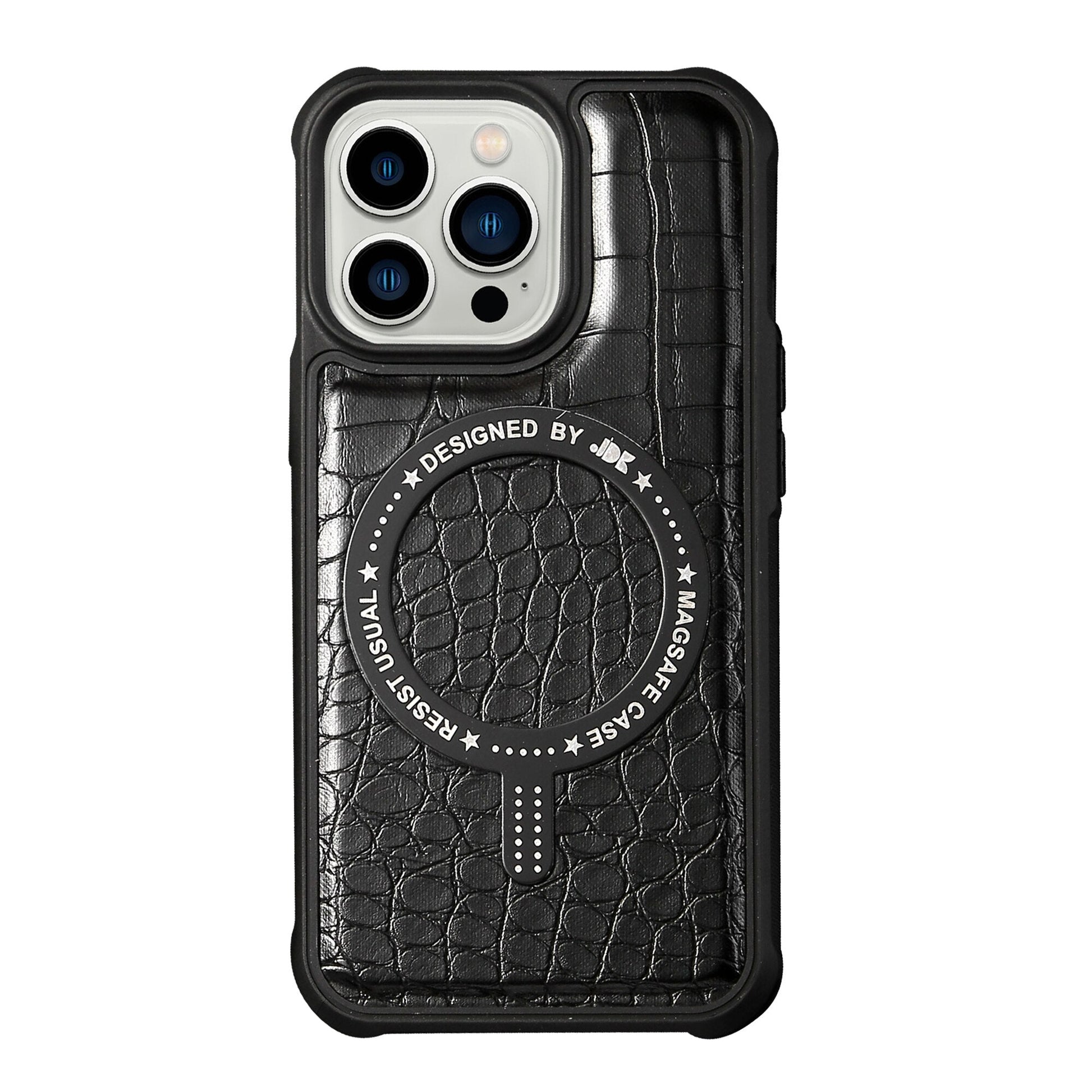 Magnetic Leather Case For iPhone 14 13 12 series - theroxymob
