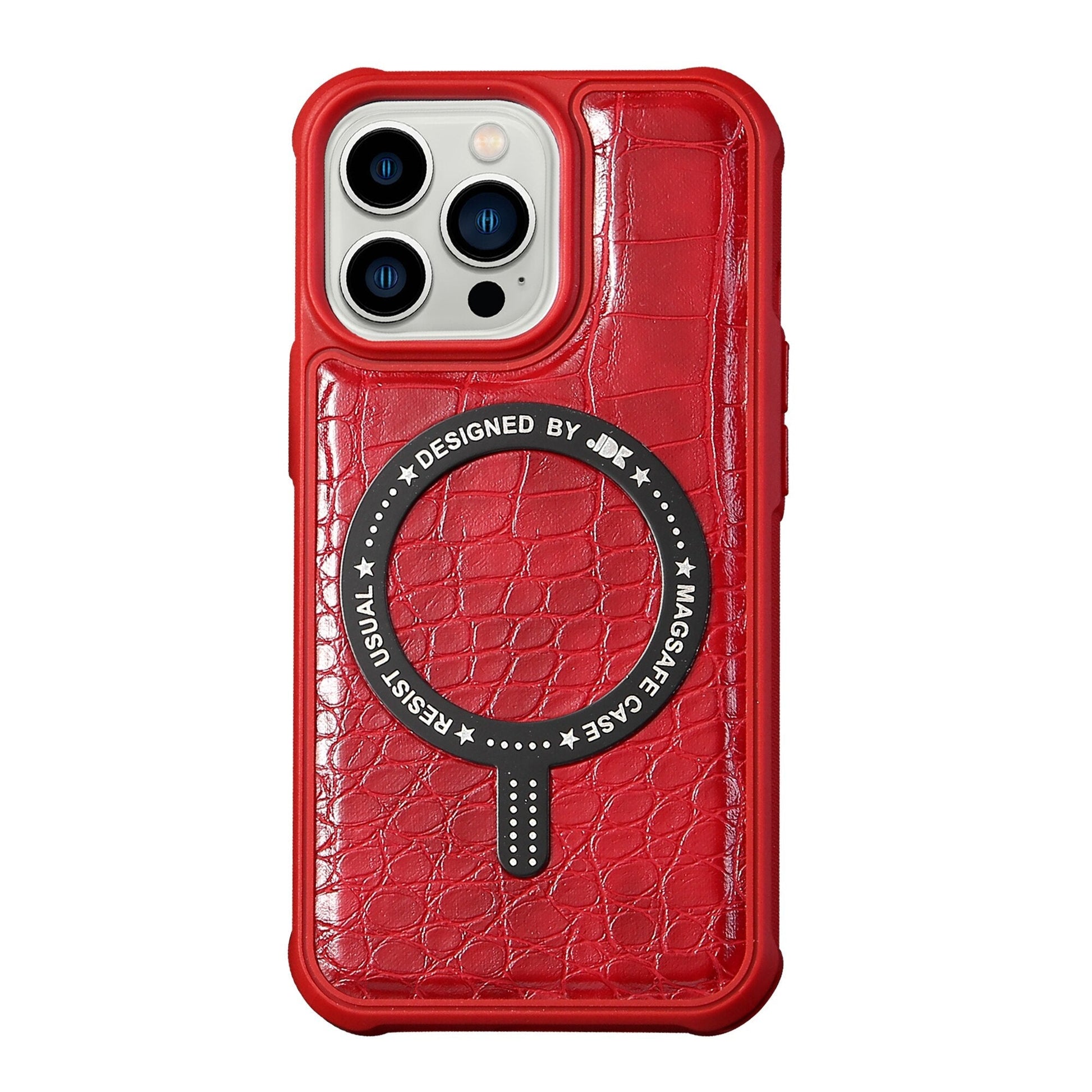 Magnetic Leather Case For iPhone 14 13 12 series - theroxymob