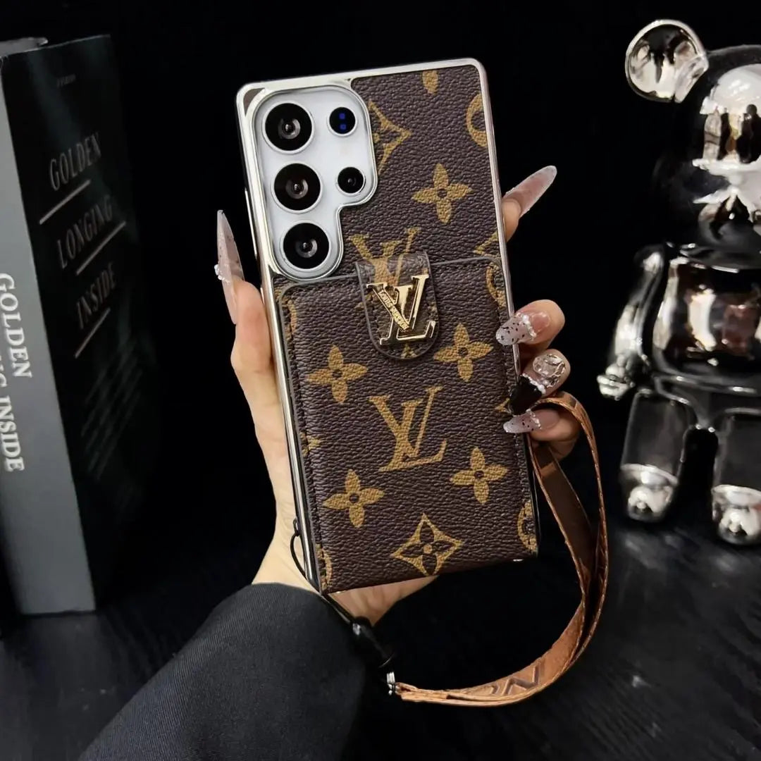 Luxury Style Leather Wallet Case for Samsung Galaxy S23-S26 Series