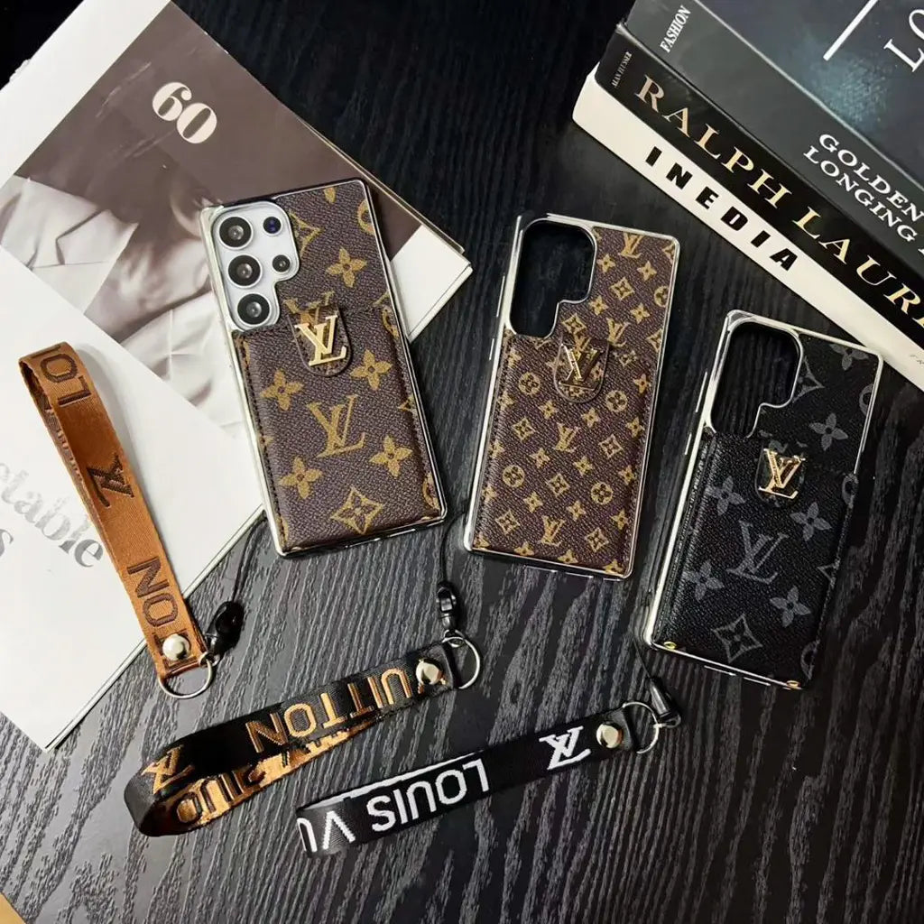 Luxury Style Leather Wallet Case for Samsung Galaxy S23-S26 Series