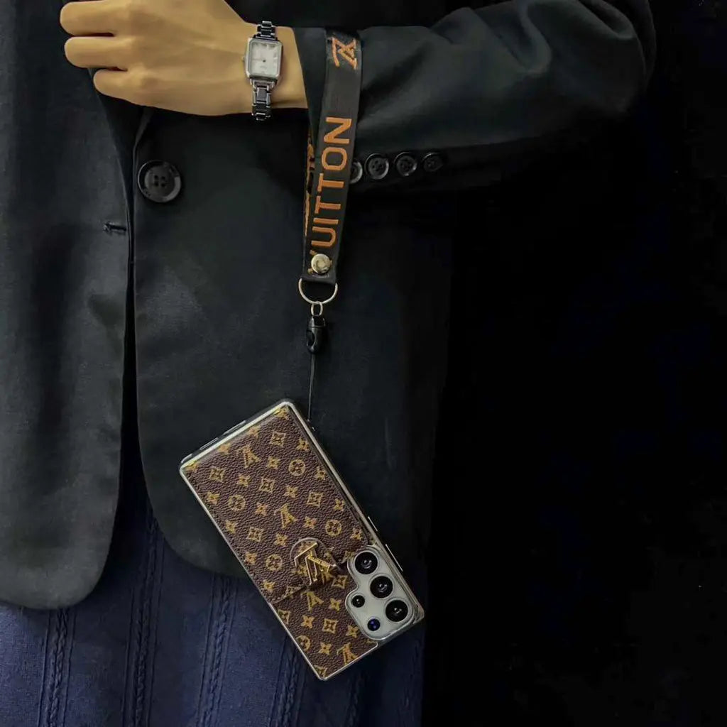 Luxury Style Leather Wallet Case for Samsung Galaxy S23-S26 Series
