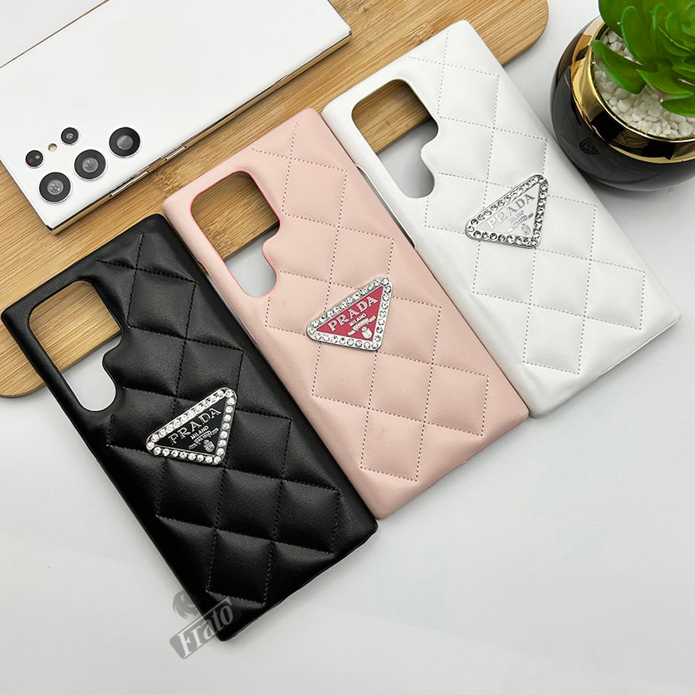 Luxury PRD Leather Case for Samsung Galaxy S22-S26 Series
