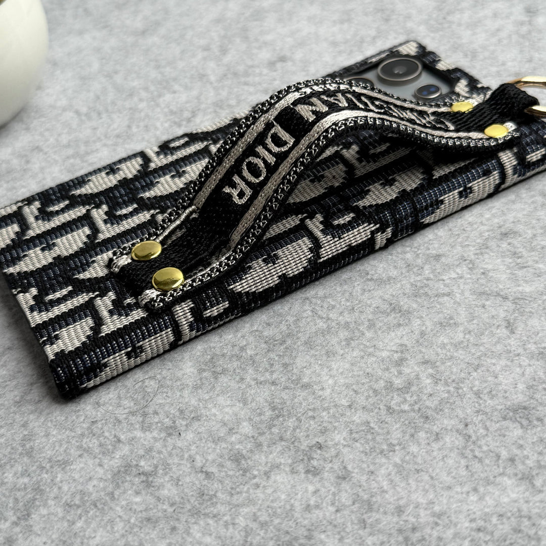 Luxury Brand C Dior Belt Pattern Case for Samsung Galaxy S22-S26 Series
