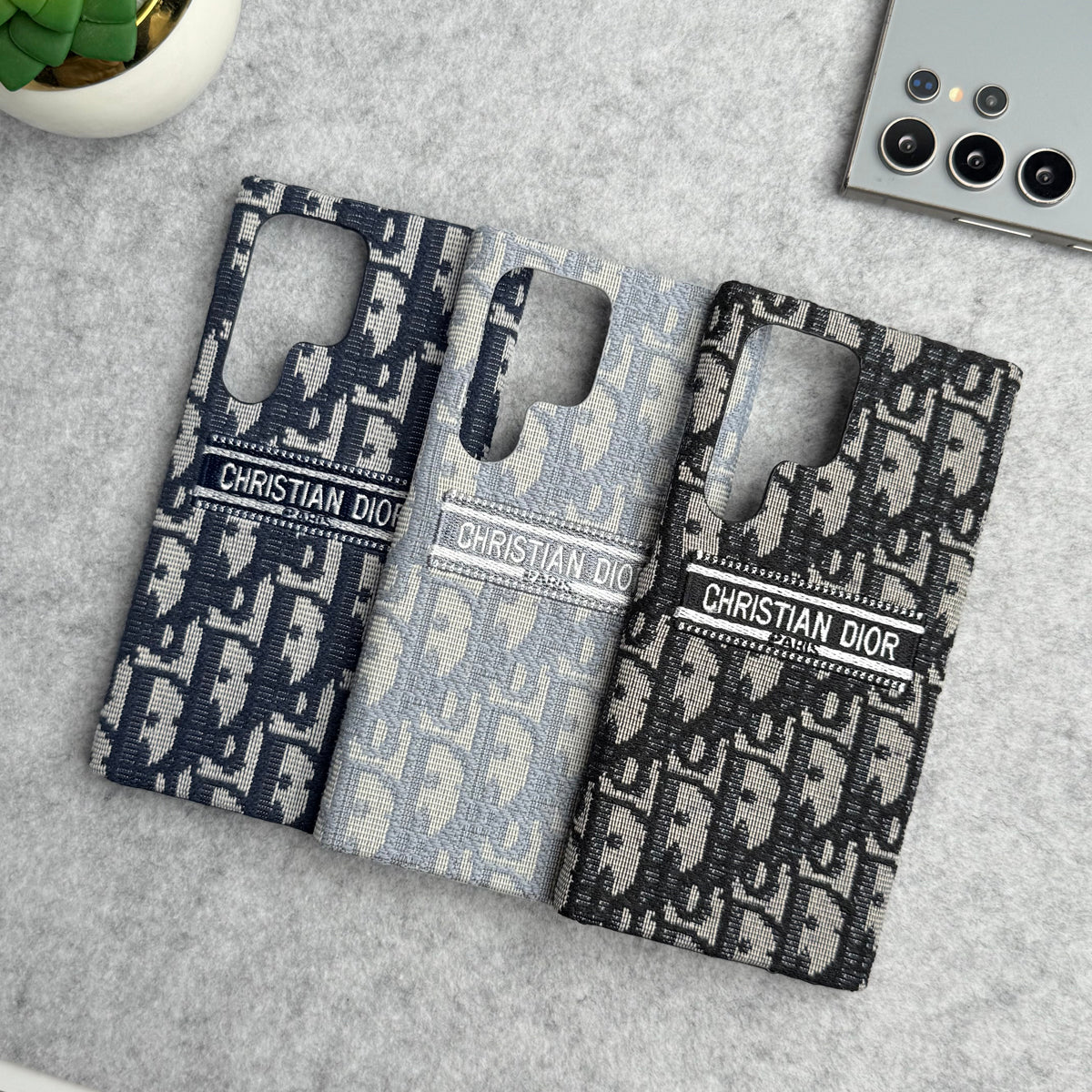 Luxury C Dior Brand Design Case for Samsung Galaxy 22-26