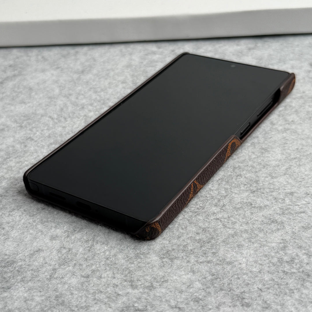 Luxury Designer Style PU Leather Case for Samsung Galaxy S22-S26 Series