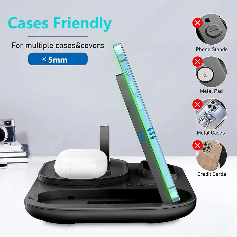 3 IN 1 FAST WIRELESS CHARGER STATION FOR SAMSUNG GALAXY Z FOLD 4 - theroxymob