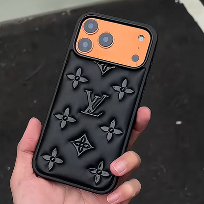 Luxury Monogram Designer Leather Cover For iPhone 17/ 16 / 15 / 14