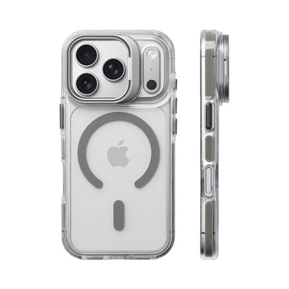 Luxury Magnetic Shockproof Clear Bumper Case for iPhone 12-17